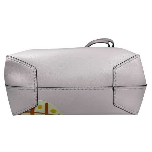 Kate Spade New York Reversible Pineapple Tote Bag, Light Pink/Green, Large Tote - Picture 6 of 11